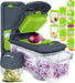 Picadora de verduras, mandolina para cortar frutas y verduras, cortador de ensalada - Quierox - Tienda Online