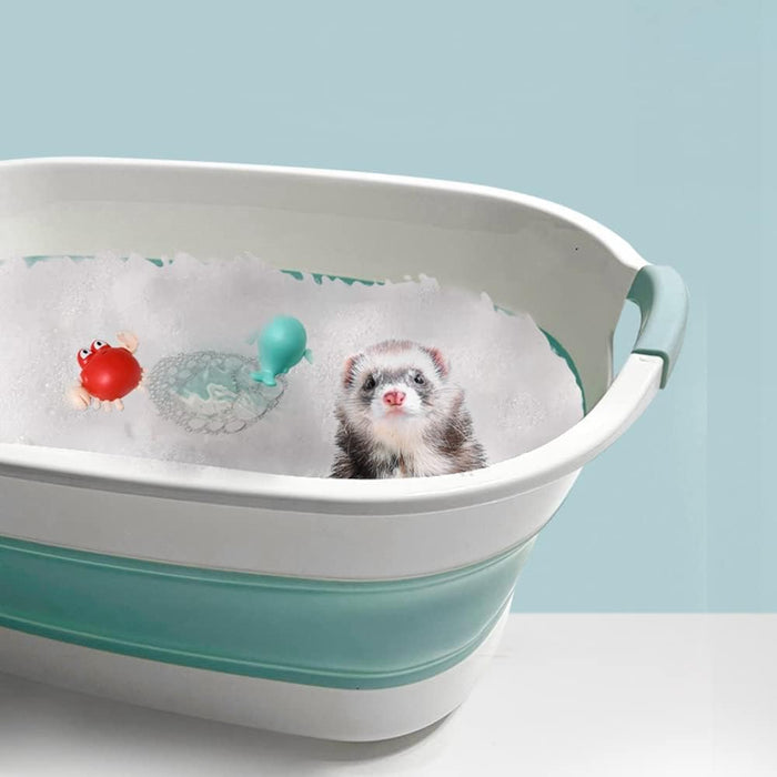 Piscina de plástico plegable para animales pequeños, bañera de lavado plegable portátil - Quierox - Tienda Online