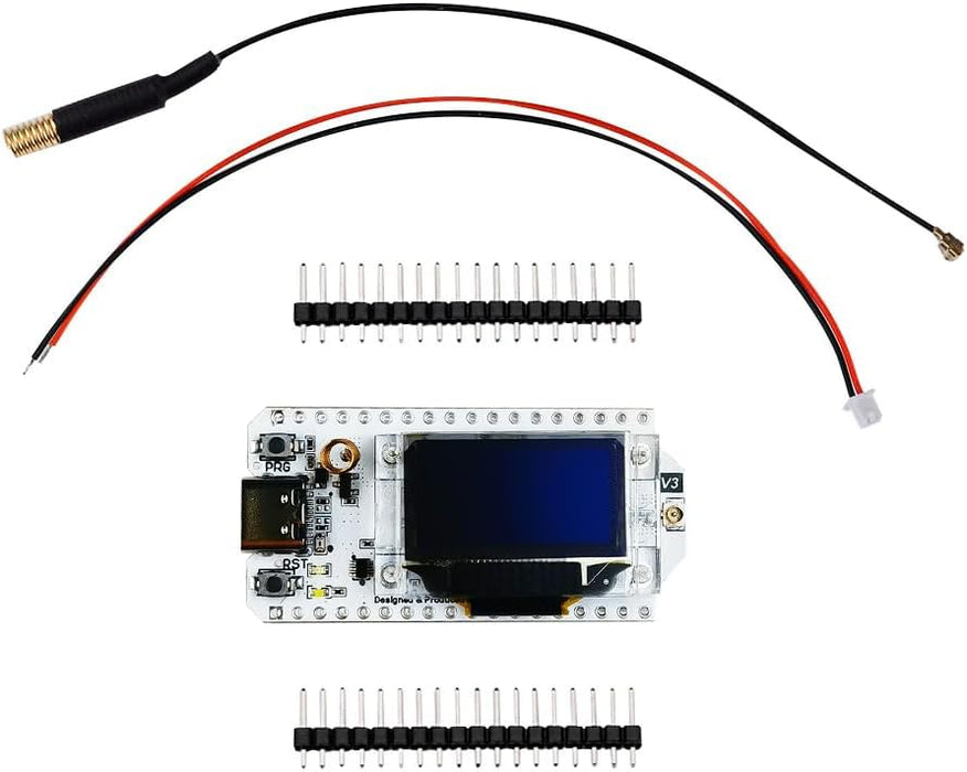 Placa de desarrollo WiFi LoRa 32 V3 ESP32 BLE OLED tipo C de doble núcleo, IoT LoRaWAN - Quierox - Tienda Online