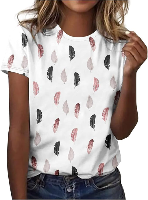 Playera para Mujer, Cuello Redondo y gráficos - Quierox - Tienda Online