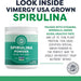 Polvo de espirulina Vimergy: proteína vegetal concentrada, 250 g - Quierox - Tienda Online