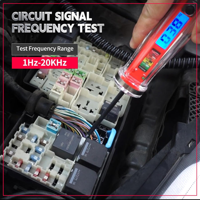 Probador de circuito digital LCD de 1 - 75 V CC con iluminación - Quierox - Tienda Online