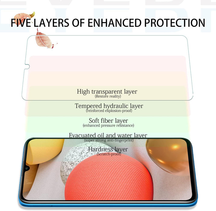 Protector de pantalla de vidrio templado transparente para Galaxy A42 5G HD - Quierox - Tienda Online