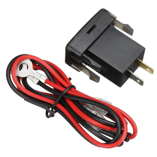 Puerto PD tipo C + adaptador de cargador USB rápido QC 3,0 y voltímetro para vehiculos - Quierox - Tienda Online