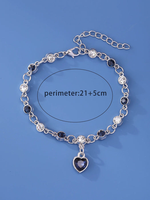 Pulsera de cadena con accesorio de corazón - Quierox - Tienda Online