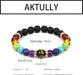 Pulsera de piedra natural de chakra de 8 mm, 7 chakras para Hombres Y Mujeres - Quierox - Tienda Online