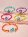 Pulsera decorativa con diseño de estrellas de mar de dibujos animados para niñas, 5 unds - Quierox - Tienda Online