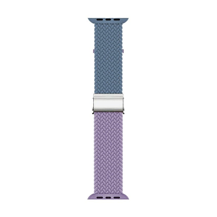 Pulsera Elástica Bicolor Azul/Lavanda para Apple Watch (ajustable) - Quierox - Tienda Online