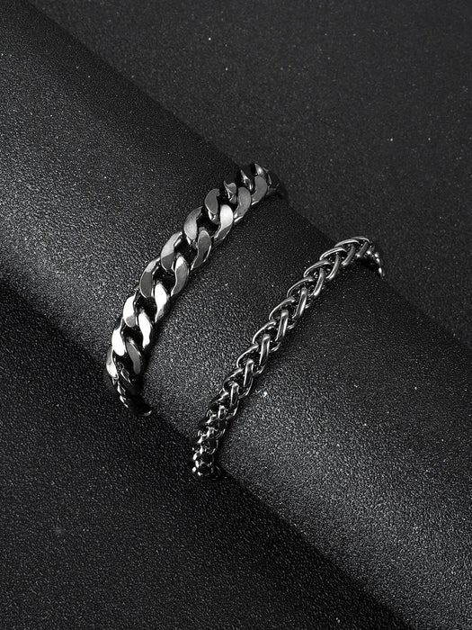 Pulsera minimalista para hombre de 2 piezas - Quierox - Tienda Online