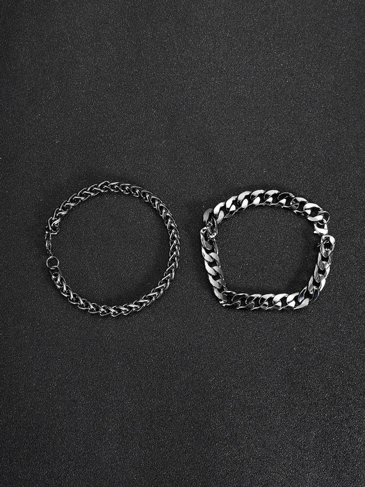 Pulsera minimalista para hombre de 2 piezas - Quierox - Tienda Online