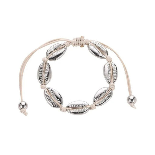 Pulsera Trenzada Con Conchas - Quierox - Tienda Online