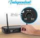 Pyle PDWM2145 VHF sistema de micrófono inalámbrico - Quierox - Tienda Online