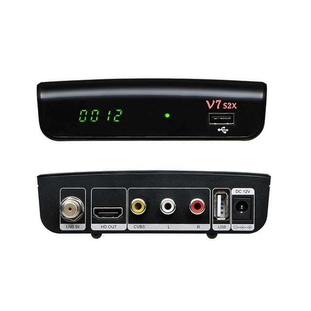 Receptor satélite V7, decodificador Freesat DVB - S/S2/S2X - Quierox - Tienda Online