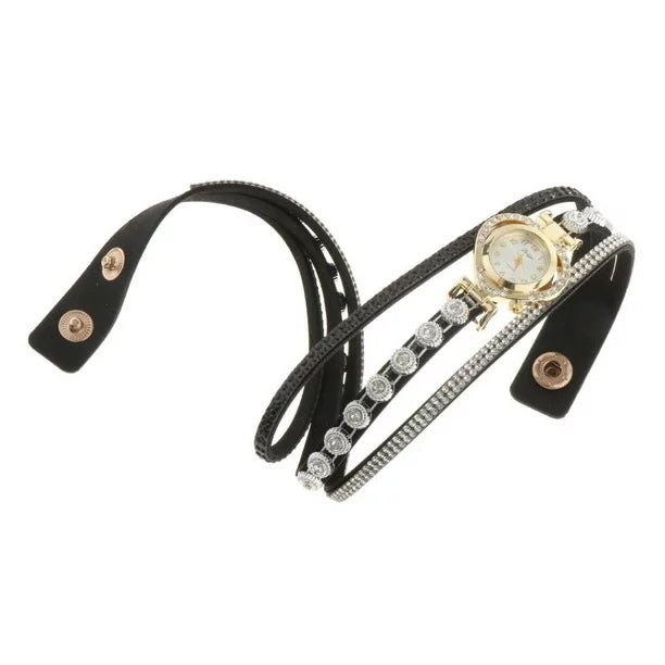 Reloj De Pulsera De Cristal De Lujo Para Mujer Reloj Analógico - Quierox - Tienda Online