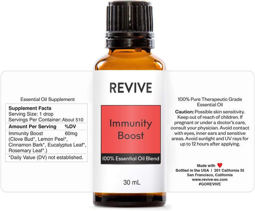 Revive Essential Oils Immunity Boost 30 ml - Grado terapéutico 100% puro - Quierox - Tienda Online