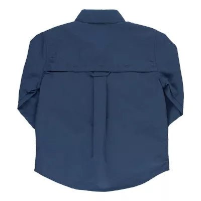 RuggedButts Camisa azul marino con botones y protección solar - Quierox - Tienda Online