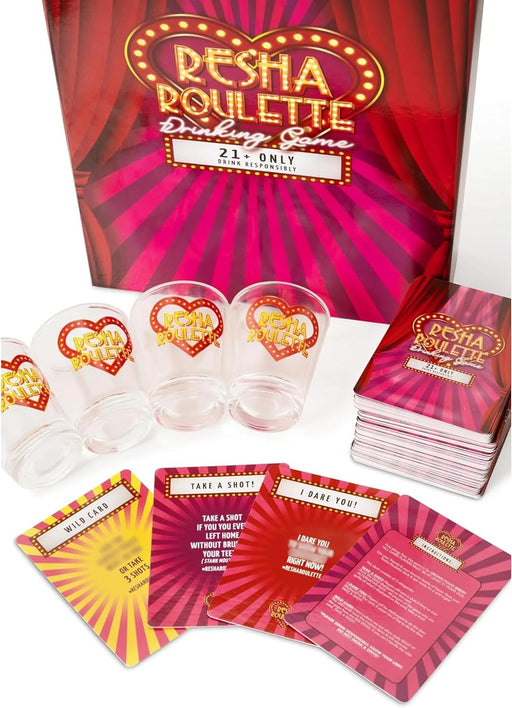 Ruleta Resha - Un juego de cartas para beber para fiestas y más - Quierox - Tienda Online