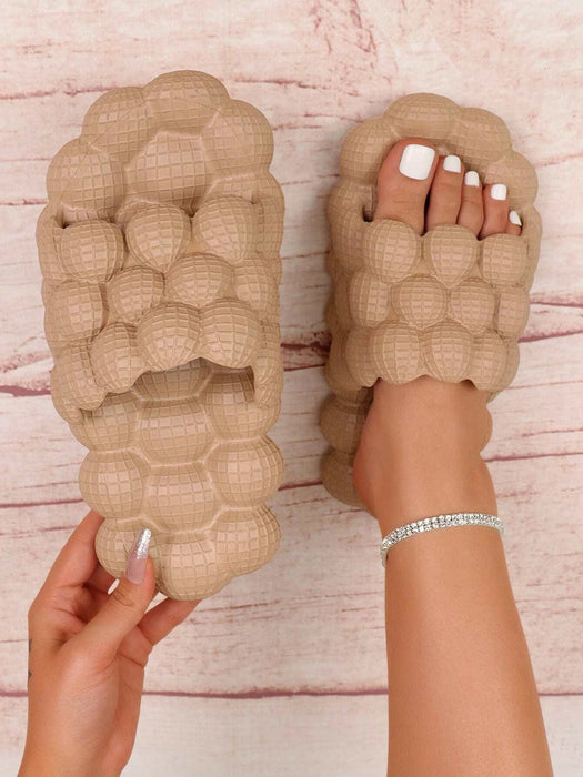 Sandalias tipo burbuja de una sola banda para mujer, sandalias con punta abierta Coop - Quierox - Tienda Online