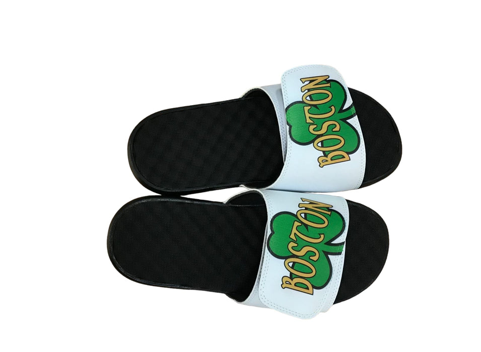 Sandalias tipo slide de Boston Celtics para hombre - Quierox - Tienda Online