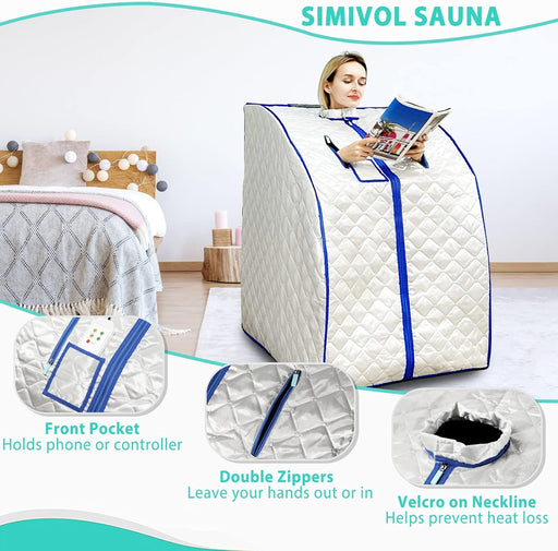 Sauna infrarroja para el hogar, sauna portátil para el hogar - Quierox - Tienda Online