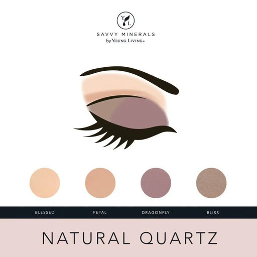 Savvy Minerals Paleta de sombras de ojos Natural Quartz - Quierox - Tienda Online