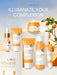 Set de cuidado de la piel iluminador con vitamina C, mejora la apariencia general 5 piezas - Quierox - Tienda Online