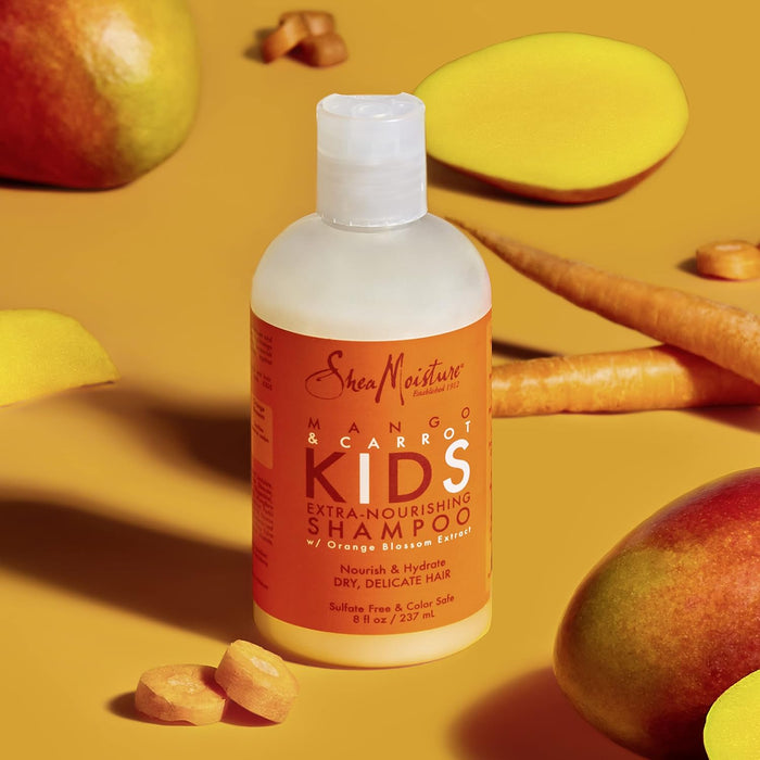 SheaMoisture Kids Champú extra nutritivo de mango y zanahoria - Quierox - Tienda Online