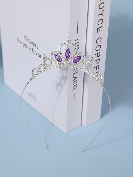 Shein 1 diadema con forma de corona para niñas con detalles de diamantes de imitación - Quierox - Tienda Online