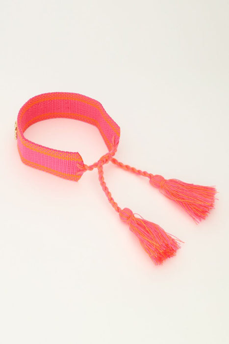 Shein 1 pulsera de la amistad ajustable trenzada hecha a mano de estilo bohemio - Quierox - Tienda Online