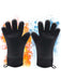 Shein 2 guantes de barbacoa resistentes al calor de silicona negra - Quierox - Tienda Online