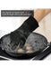 Shein 2 guantes de barbacoa resistentes al calor de silicona negra - Quierox - Tienda Online