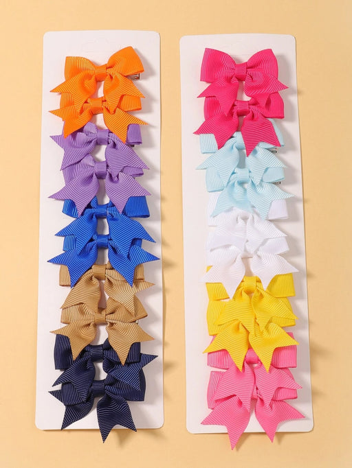 Shein 20 pinzas para el pelo con lazo para niñas pequeñas - Quierox - Tienda Online