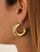 Shein 4 pendientes de botón de acero inoxidable s - Quierox - Tienda Online