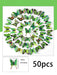 Shein 50 pegatinas de mariposa de PVC, pegatinas de mariposa 3D verdes modernas para el hogar - Quierox - Tienda Online