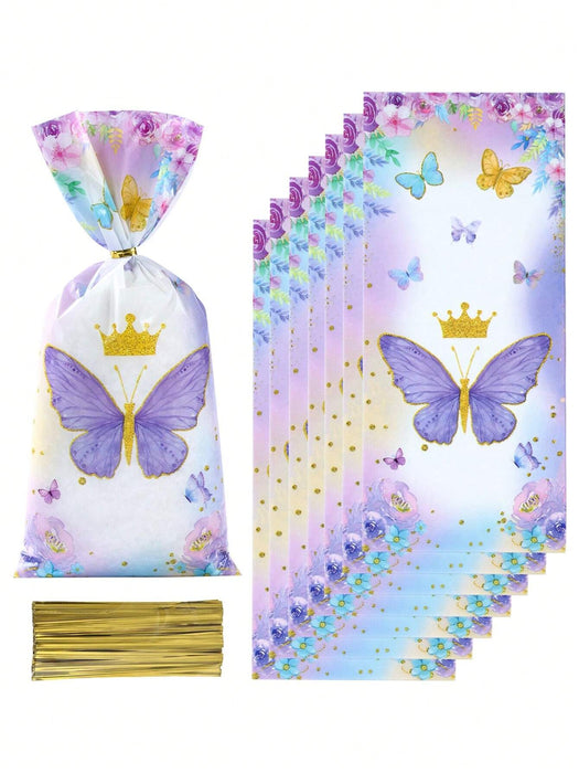 Shein 50 piezas/juego de bolsas de plástico con forma de mariposa - Quierox - Tienda Online