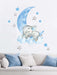 Shein Adhesivo de pared con gráfico de luna y dibujos animados - Quierox - Tienda Online