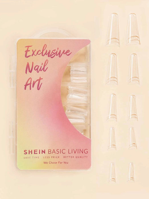 SHEIN BASIC LIVING 180 piezas Uña postiza transparente - Quierox - Tienda Online