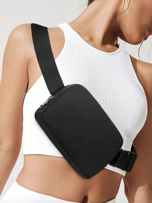 Shein Bolso de pecho para deportes al aire libre, para correr, para mujer, bandolera, moderno - Quierox - Tienda Online