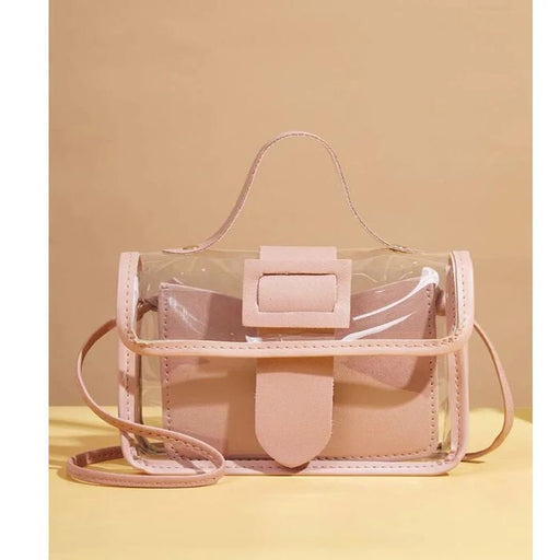 Shein - Bolso satchel con solapa y decoración con hebilla transparente - Quierox - Tienda Online