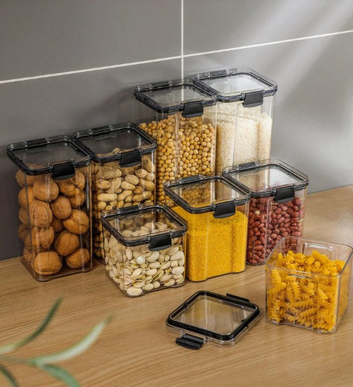 Shein Caja de almacenamiento de alimentos transparente, M (9.8 x 11.5 x 10.3 cm) 700 ml - Quierox - Tienda Online