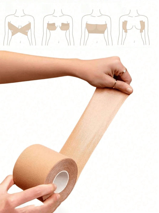 Shein Cinta invisible para levantar el pecho (rollo de 5 m), tejido elástico transpirable, autoadhesiva - Quierox - Tienda Online