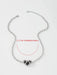 Shein Collar de cadena con colgante de corazón - Quierox - Tienda Online