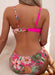 Shein Conjunto de bikini con estampado tropical de verano - Quierox - Tienda Online