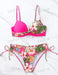 Shein Conjunto de bikini con estampado tropical de verano - Quierox - Tienda Online