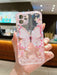 Shein Estuche transparente para teléfono con estampado de mariposa y decoración de diamantes - Quierox - Tienda Online