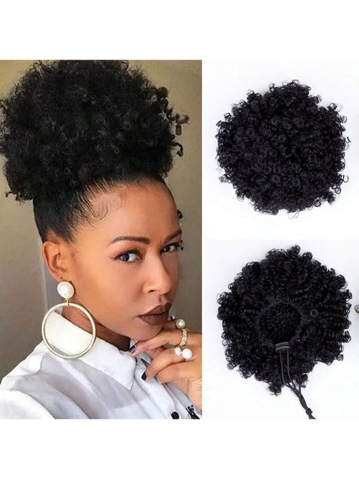 Shein Extensión de cola de caballo con cordón afro, cola de caballo afro sintética corta de 45 g - Quierox - Tienda Online