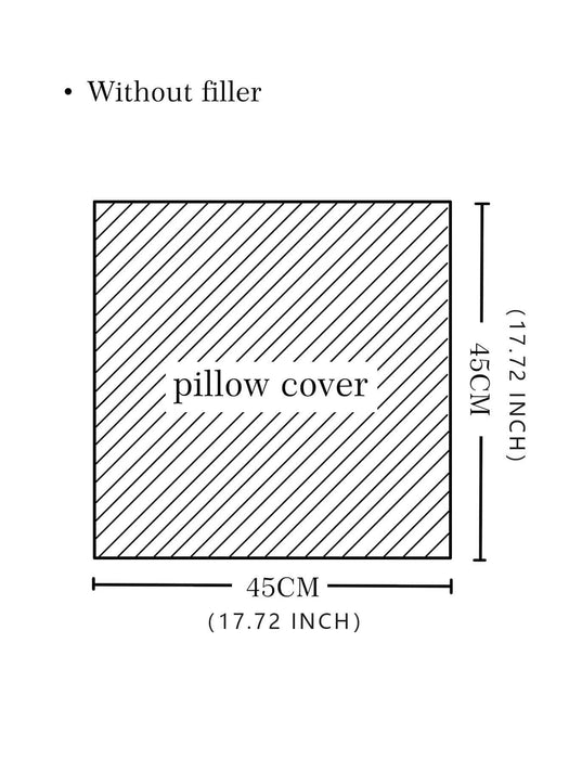 Shein Funda de cojín cuadrada sin relleno, decorativa de poliéster moderna para el hogar, 1 ud. - Quierox - Tienda Online