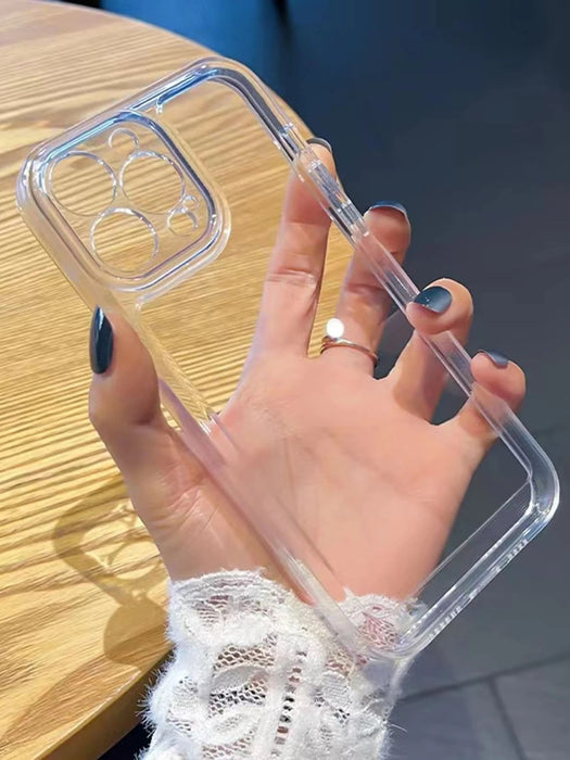 Shein Funda transparente para teléfono compatible con iPhone 14 Plus - Quierox - Tienda Online