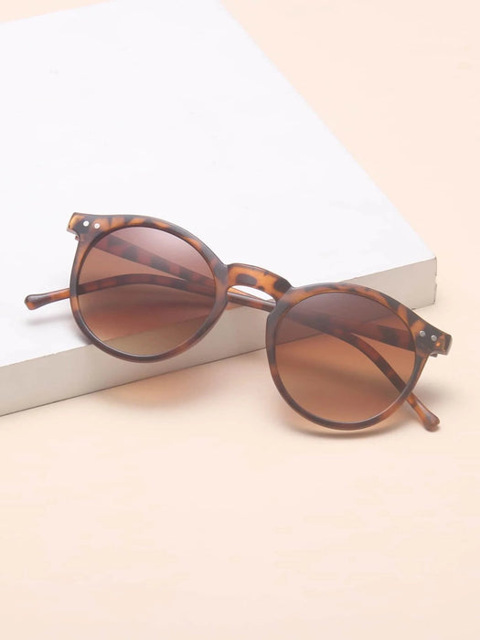 Shein - Gafas de sol con montura de leopardo - Quierox - Tienda Online