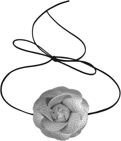 Shein Gargantilla de flores vintage, cadena de longitud ajustable, elegante banda para el cuello - Quierox - Tienda Online